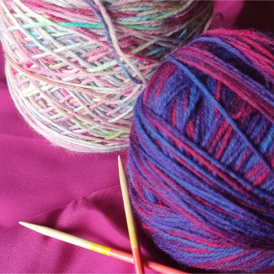 Basis- Onlinekurs mit verkürzten Reihen stricken.